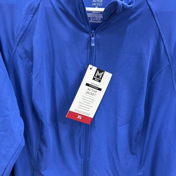 Jackets & Blazers - Mossimo Active Jacket Women's XL Blue New UPF 15 4-Way Stretch